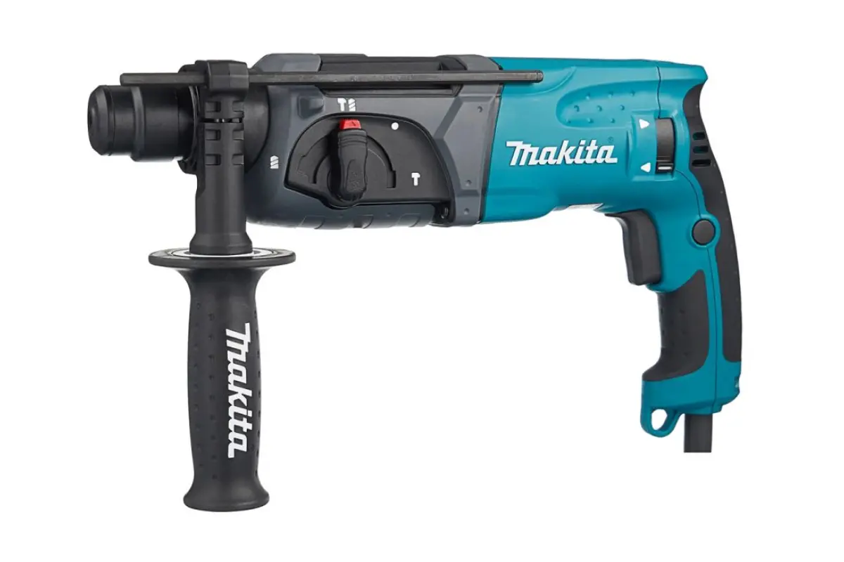 Перфоратор Makita SDS-plus (780Вт,0-4500уд/мин,24мм, 3 реж 2,7 Дж, 2,6 кг) в кейсе, смазка для буров