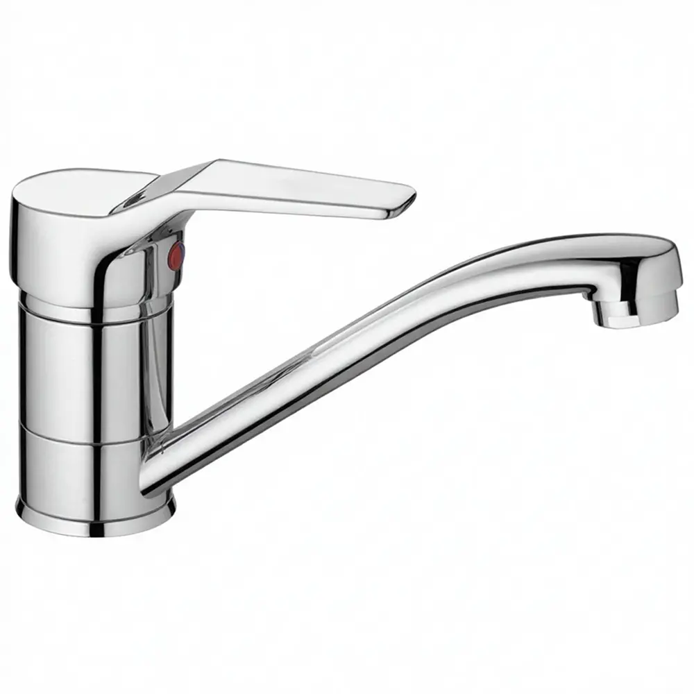 Смеситель для раковины однорычажный VF.4563 Lyra Chrome длинный излив VALFEX