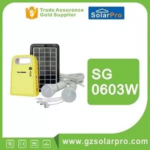 Система освещения солнечная портативная SG0603W (3Вт) панель 9В; 3Вт; цвет синий без АКБ