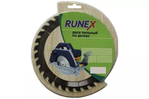 Диск пильный 160х32-20/16мм арт.551005 по дереву толщ. пропила 2,4мм Runex