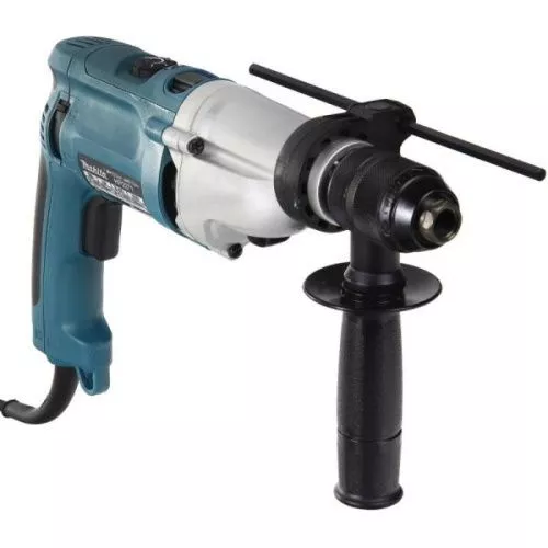 Дрель ударная Makita HP2071 1010Вт 1200-2900об/мин 13мм БЗП, бетон 20мм, 2 скорости, рукоятка (в под