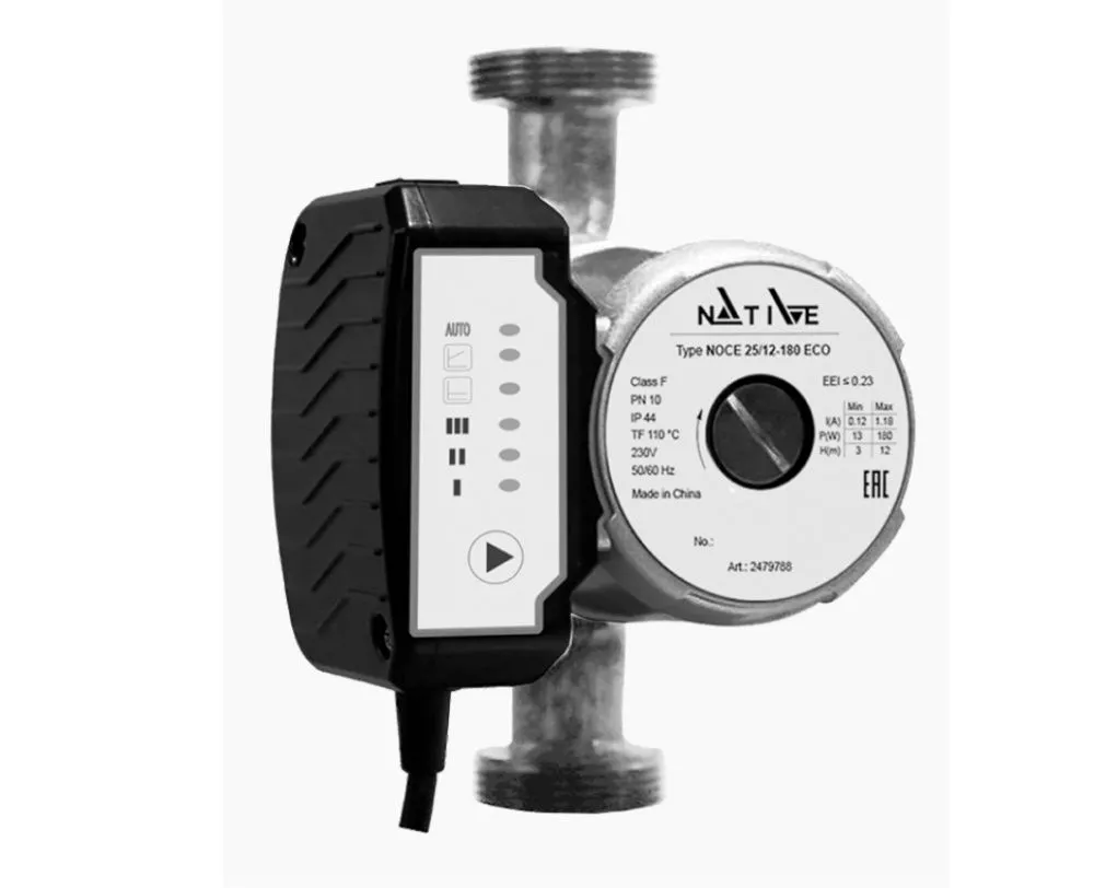 Насос циркуляционный NOCЕ 30/12-180 PN10 200Вт 230В 6м3/ч Н=12м ECO Wilo; 2479791