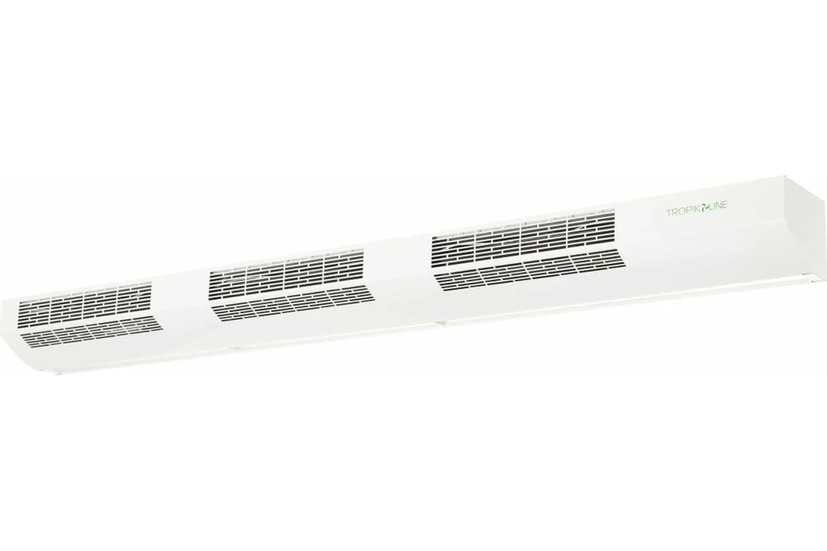 Завеса тепловая  9 кВт 380В 1350м3/ч 2реж. 4,5 /9,0кВт 51дБ 1610х160х130мм гориз./верт. ПУ выносной 