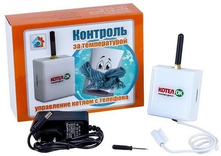 Контроллер GSM  "Котел.ОК"  (контроль и управление температурой)