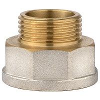 Переходник латунный 25х15 (1" х  1/2") ВР-НР KINHIL