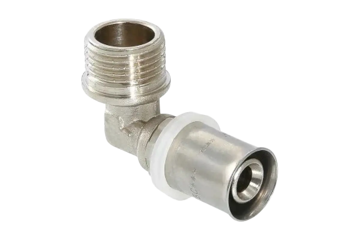 Угольник (пресс) 16х3/4" НР, VALTEC