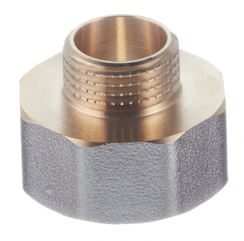 Переходник латунный 25х50 (1" х  2") НР-ВР