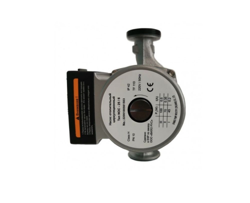Насос циркуляционный NOC 30/ 6 EM PN10 100Вт; 230В; 4,0м3/ч; Н=6м  с гайками Wilo; 2459902