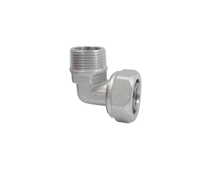 Угольник (резьбовой) L 16х 1/2" НР, Ginde