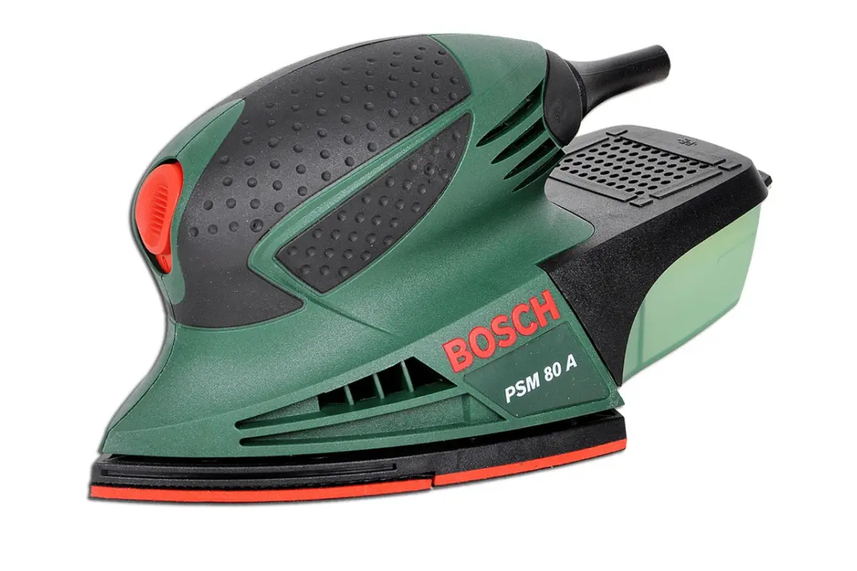 Машина виброшлифовальная BOSCH PSM 80 A 80Вт 2200колебаний/мин диапазон колебаний 1,4мм 0603354020