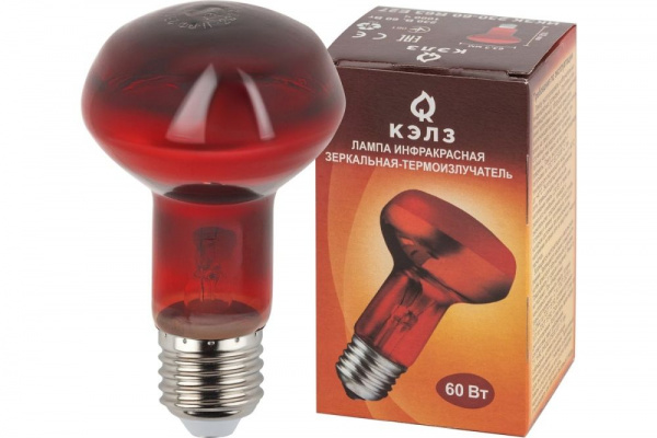 Лампа Инфракрасная ЭРА ИКЗК 230-60 R63 E27