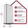 Водонагреватель накопительный  80л ARISTON ABSE VLS PRO PW 80 верт/гориз (2,5кВт 110мин 80*С 2 бака 