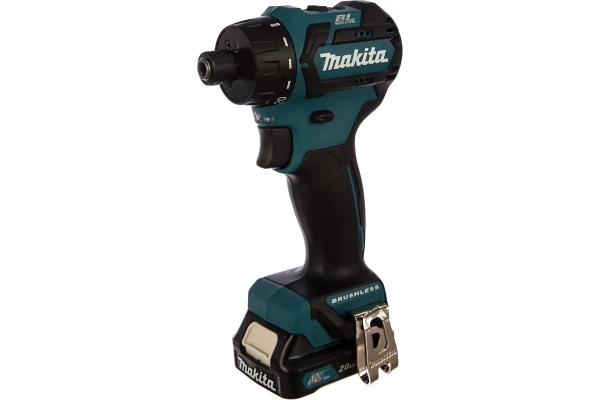 Дрель-шуруповерт аккумуляторная Makita  DF032DWAE 12.0В; 1/4" 35/21Нм (2х2.2Ач, з/у)
