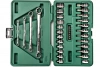 Набор инструмента  35 предметов универсальный 3/8"+1/4" S09010 SATA 