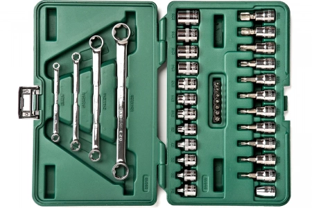 Набор инструмента  35 предметов универсальный 3/8"+1/4" S09010 SATA 