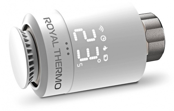 Термостат радиаторный электронный Royal Thermo Smart Heat, белый