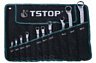 Набор ключей накидных  6-27мм 8шт в сумке T634/09006 TSTOP