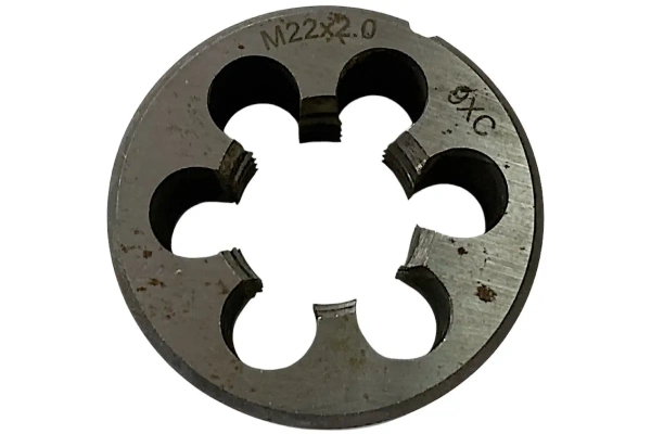 Плашка круглая М 22,0 х 2,0 9ХС, ХВСГ 8Н