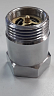 Клапан обратный латунный пружинный муфтовый Ду- 25 ВН-НР (04) для водонагревателя
