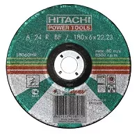 Круг зачистной 180х  6х 22 24A HITACHI