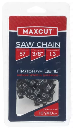 Цепь 57 зв 3\8 "1,3 блистер MAXCUT 91LV-57E